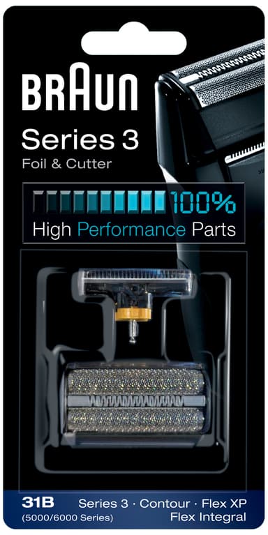 Braun Series 3 folie og skærer 31B - sort