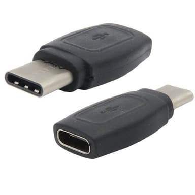 Adapter USB Type C Male til USB Type C Hun