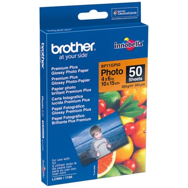 Brother fotopapir BP71GP50 10x15 cm (glossy)