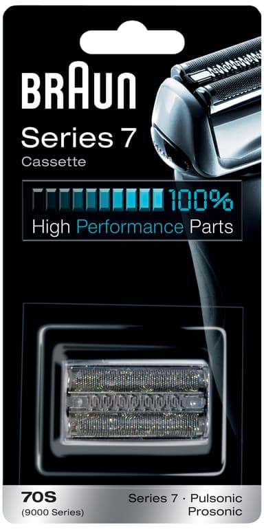 Braun Series 7 kassette 70S - sølv