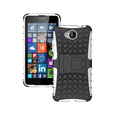 Stødfast Cover med stativ Microsoft Lumia 650 (RM-1152) : farve - hvid