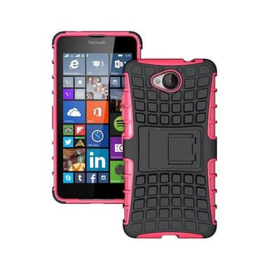 Stødfast Cover med stativ Microsoft Lumia 650 (RM-1152) : farve - lyserød