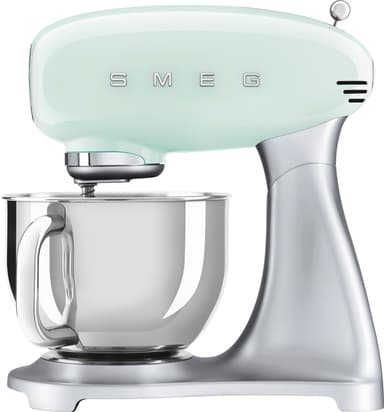 9: Smeg køkkenmaskine SMF02PGEU (pastel grøn)