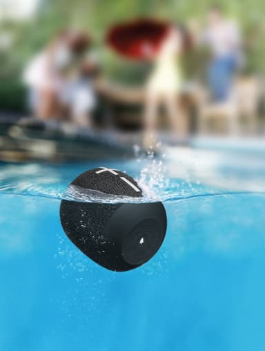 Ultimate Ears WONDERBOOM 2 bærbar trådløs højttaler - 2-pak (sort)