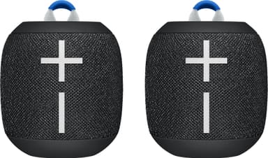 Ultimate Ears WONDERBOOM 2 bærbar trådløs højttaler - 2-pak (sort)