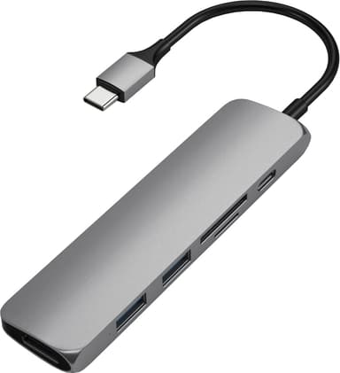 Satechi Slim USB-C MultiPort adapter V2 (space |