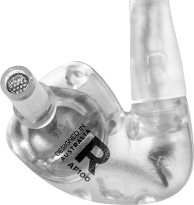 Audiofly AF100 MK2 in-ear høretelefoner (clear)