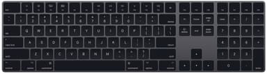 Apple Magic tastatur m. numeriske taster (space grey/arabisk tastatur)