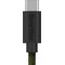 Smartline USB-A til USB-C flettet kabel 2 m (mørkegrøn)