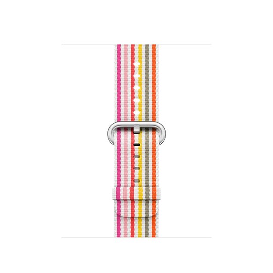 Apple Watch rem 42 mm Sport Loop flettet nylonrem – pink stripe