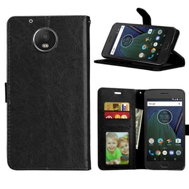 Wallet 3-kort til Motorola Moto G5 (XT1670)  - sort