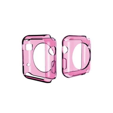 Caseonline Apple Watch 38mm silikone cover : farve - lyserød