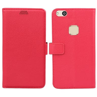 Wallet 2-kort til Huawei P10 Lite (WAS-LX1)  - rød