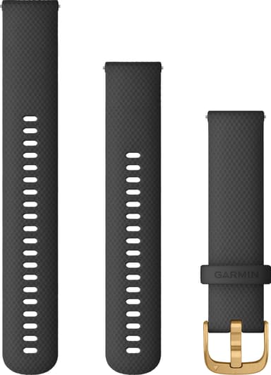 Garmin Quick Release urrem 20 mm (black/gold)