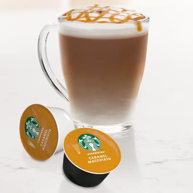 Starbucks Caramel Macchiato kaffekapsler fra Nescafé Dolce Gusto