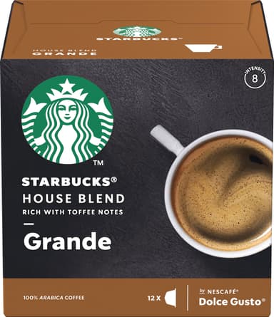 Starbucks House Blend kaffekapsler fra Nescafé Dolce Gusto