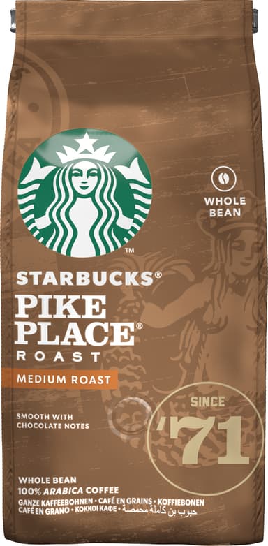 Starbucks Pike Place Roast hele kaffebønner thumbnail