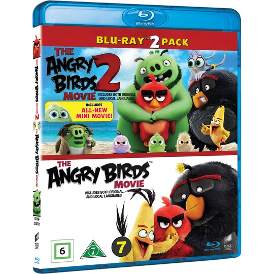 ANGRY BIRDS MOVIE 1+2 BOX (Blu-Ray)
