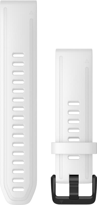 Garmin QuickFit silikoneurrem 20 mm (hvid/sort)