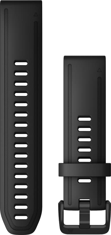 Garmin QuickFit silikoneurrem 20 mm (sort)