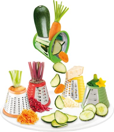 Tefal Fresh Express Plus slicer og rivejern MB755GTR (rød)