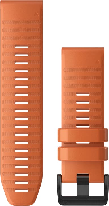 Garmin QuickFit silikoneurrem 26 mm (ember orange/sort)