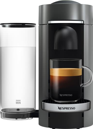 Nespresso VertuoPlus Deluxe kaffekapselmaskine GDB2EUTINE1 (titan)