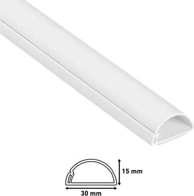 D-Line trunking-sæt (hvid)