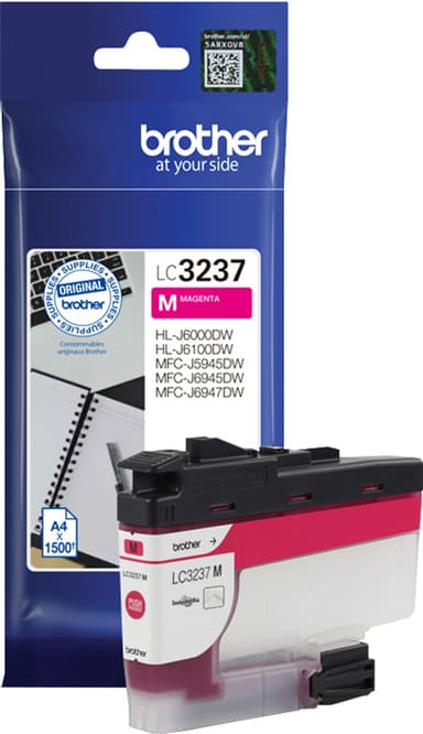 Brother LC-3237M magenta blækpatron