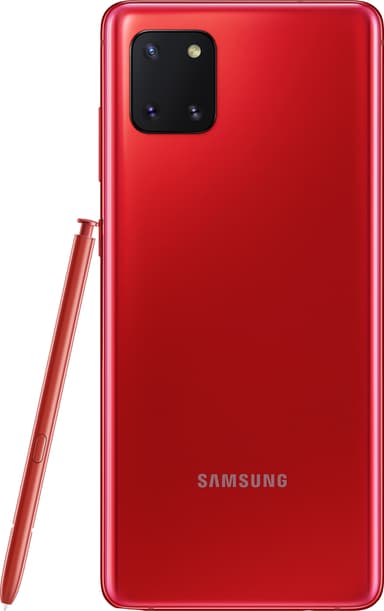 Samsung Galaxy Note10 Lite smartphone (aura rød)