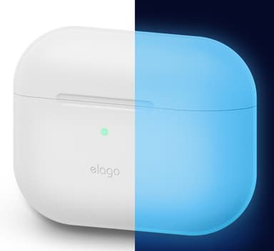 Elago AirPods Pro silikoneetui (hvid/blå)