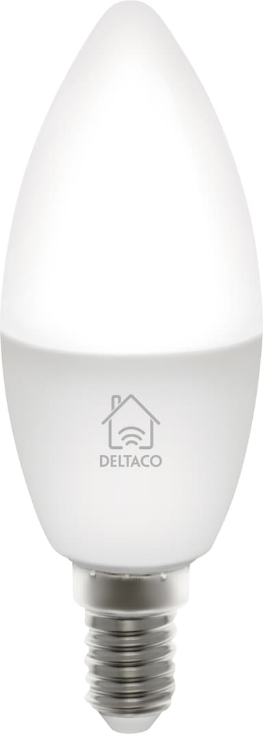Deltaco E14 smart elpære (hvid)