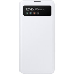 Samsung S View cover med pung til Galaxy A51 (hvid)