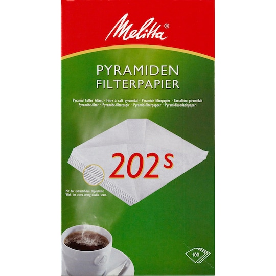 Melitta Pyramid 202 kaffefiltre