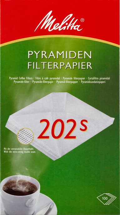 Melitta Pyramid 202 kaffefiltre