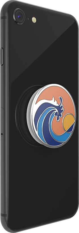 Popsockets Premium greb til mobile enheder (Enamel Wave Coral)
