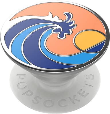 Popsockets Premium greb til mobile enheder (Enamel Wave Coral)