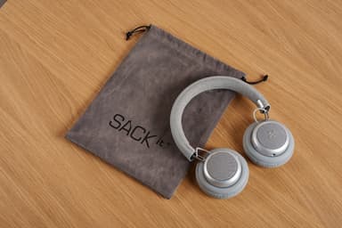 SACKit TOUCHit Trådløse Active Noise Cancelling Høretelefoner, Sølv