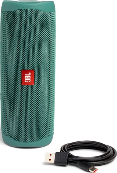JBL Flip 5 Eco Edition bærbar trådløs højttaler (grøn)