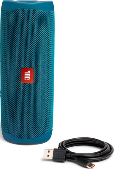 JBL Flip 5 Eco Edition bærbar trådløs højttaler (blå)