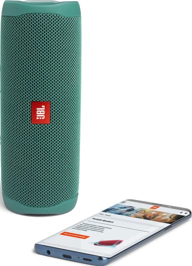 JBL Flip 5 Eco Edition bærbar trådløs højttaler (grøn)