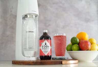 Sodastream Soda Press Hindbær og mint