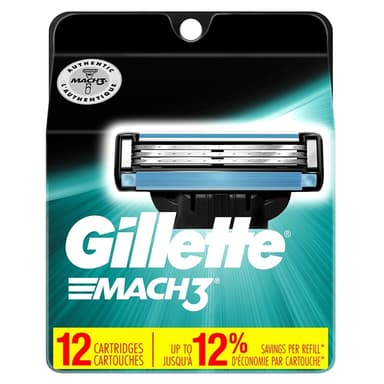 Gillette Mach3 Barberblade 12-pack