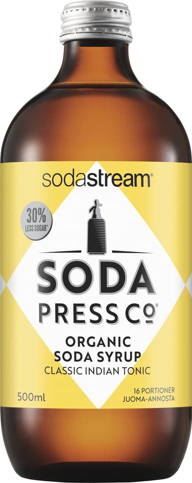 SodaStream Soda Press økologisk sirup (Classics Indian tonic) SDP500IT