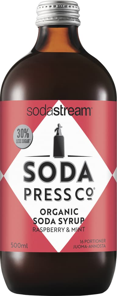 Sodastream Soda Press Hindbær og mint