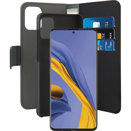 Puro 2in1 cover med pung til Samsung Galaxy A51 (sort)