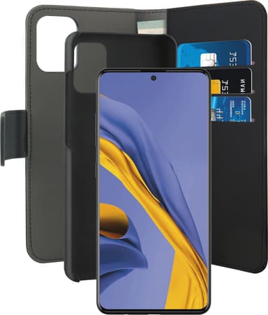 Puro 2in1 cover med pung til Samsung Galaxy A51 (sort)