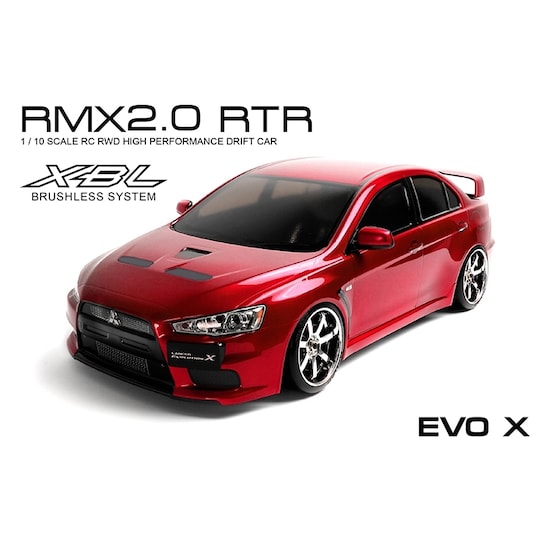 MST RMX 2.0 EVO X Rød 2WD Gyro EP Drift RTR