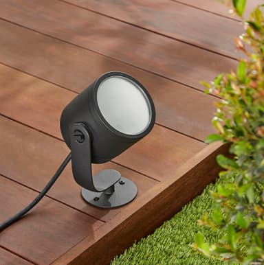 Philips Hue Lily XL LV udendørslampe med pig 15W (sort)