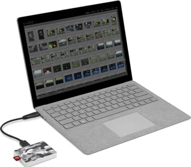 Seagate One Touch bærbar SSD, 500 GB (gray and white camouflage)